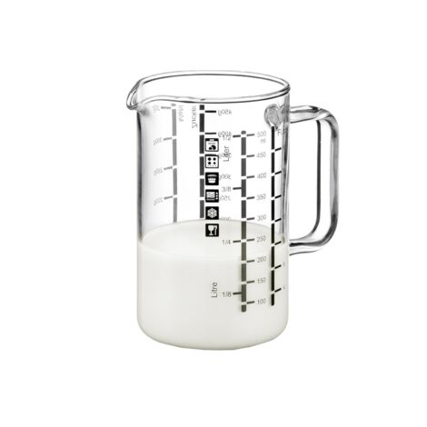 Messbecher mit Henkel (1/4)