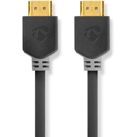 High speed hdmi kabel mit ethernet hdmi stecker hdmi stecker hdmi stecker 4k60hz arc 18 gbps 500 m rund pvc anthrazit box (1/3)