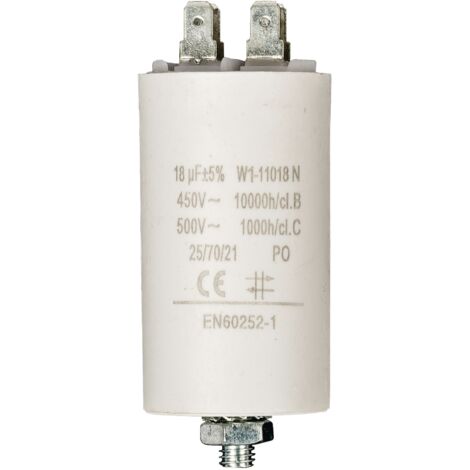 Nedis KONDENSATOR 18.0 µF  450 V (W1-11018N)