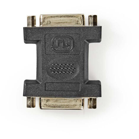 Nedis DVI-Adapter / DVI-I 24+5-Pin Buchse / DVI-I 24+5-Pin Buchse / Vernickelt / Gerade / PVC / Schwarz / Plastikbeutel (1/5)
