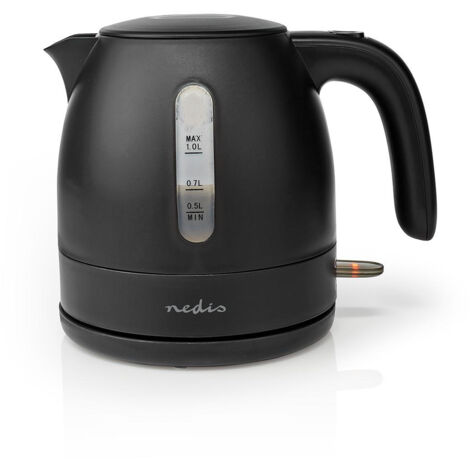 Wasserkocher 10 l kunststoff schwarz drehbar um 360 grad verstecktes heizelement strix steuerung boil dry funktion (1/5)