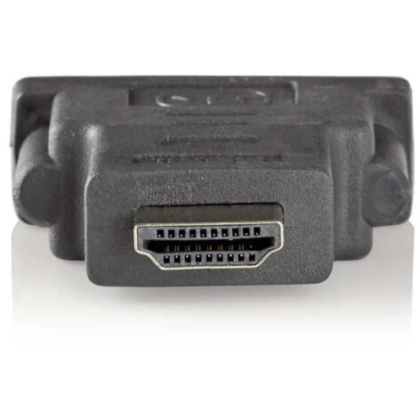 Nedis HDMI™ -Adapter / HDMI™ Stecker / DVI-D 24+1-Pin Buchse / Vergoldet / Gerade / ABS / Anthrazit / 1 Stück / Box (1/5)