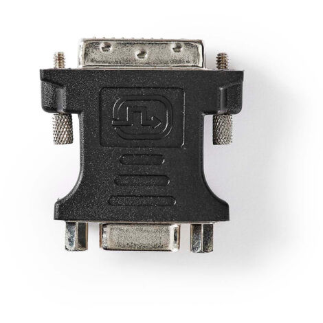 Nedis DVI-Adapter / DVI-I 24+5-Pin Stecker / VGA Buchse / Vernickelt / Gerade / ABS / Metall / Schwarz / Box (1/5)