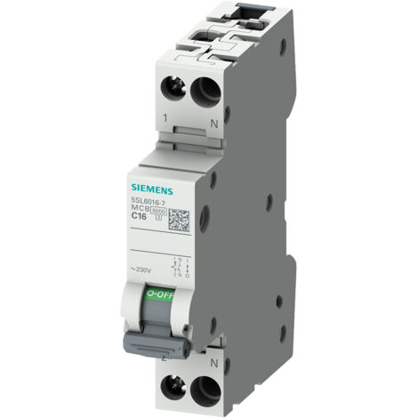 Siemens LS 230V 6kA 1+N/1TE B10 (5SL6010-6) (1/2)
