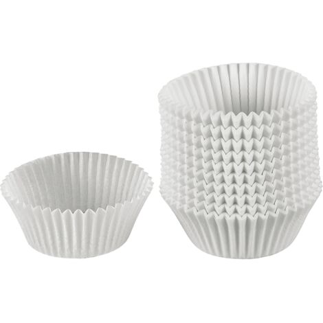 Papierbackförmchen Inspiration Ø7cm weiß 200er Pack