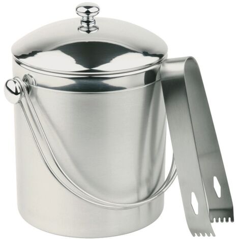 APS Eiseimer mit Zange Edelstahl 1 l 14cm (1/3)