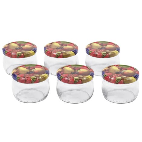 Schraubdeckelglas bauchig 258ml mit 82mm TO-Deckel Obstde6er Tray (1/2)