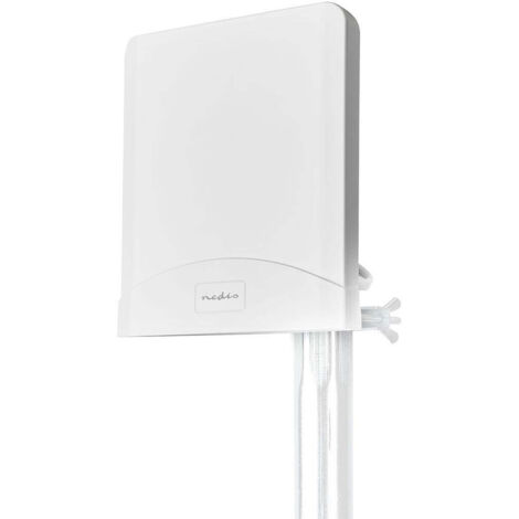Nedis 5G / 4G / 3G Antenne / 5G / Innen- und Aussenbereich / 698-5000 MHz / Verstärkung dBi (bei Antennenkabel): 6 dB / 2.50 m / Weiss (1/5)