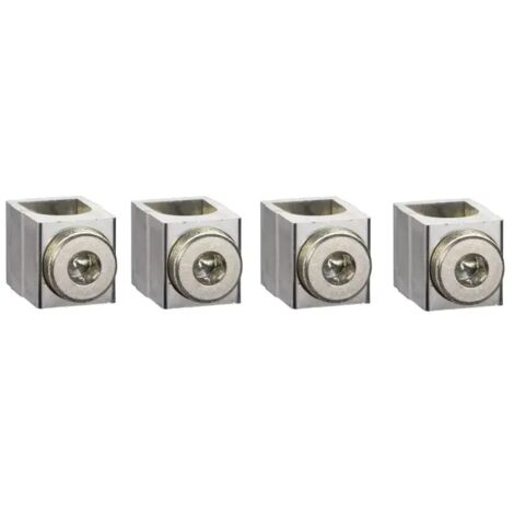 SCHNEIDER NSX100-250 Schalter mit 4 Anschlüssen und einer Kapazität von 25-95mm². (1/2)
