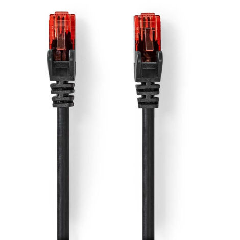 Nedis CAT6-Netzwerkkabel / RJ45 Stecker / RJ45 Stecker / U/UTP / 20.0 m / Aussenbereich / Rund / PVC / Schwarz / Box (1/3)