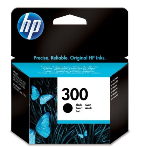 HP Inc. HP 300 Schwarz Tintenpatrone 4ml (CC640EE) (1/2)