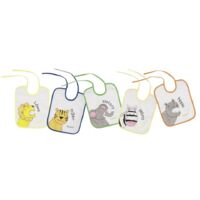 PLAYSHOES Lätzchen 5er Pack Tiermotive