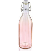Leifheit Flasche facette 3er Set 0,5 L tender rose Einkochhilfe Saftflasche Einkochflasche