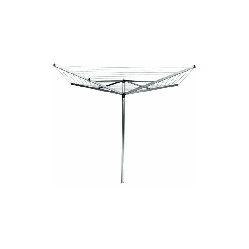 The Deco Journal - Tendedero paraguas rotatorio Lift-O-Matic 50 Mt +  soporte jardín + funda Metallic Grey