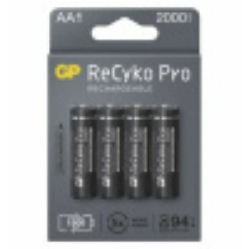 PILA RECARGABLE PRO LR6 AA 1,2V 2100/2000MAH 4UNDS