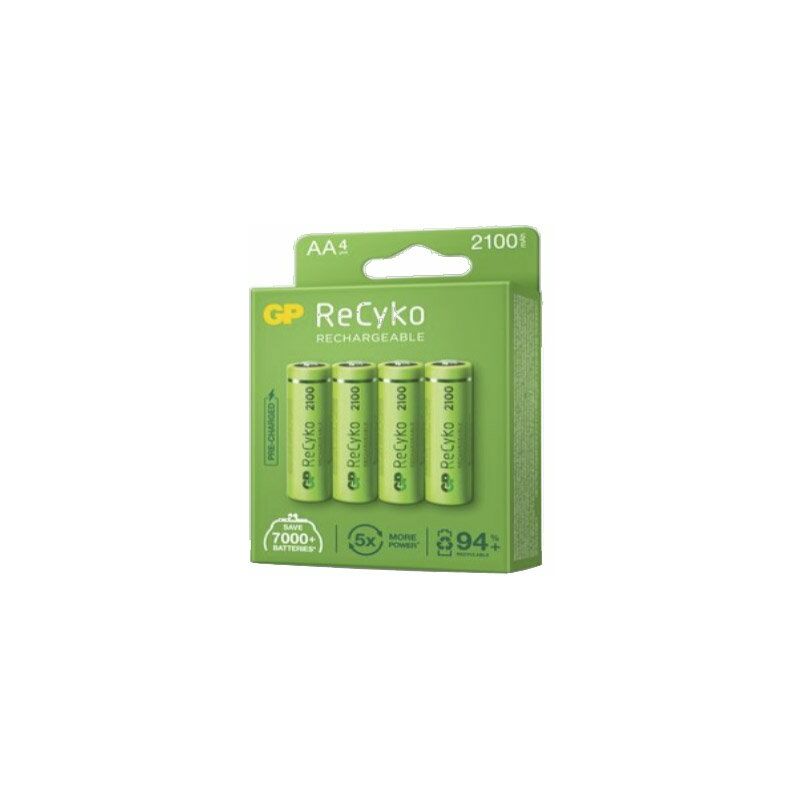 PILA RECARGABLE RECYKO 2100 MAH LR06 4 UNIDADES