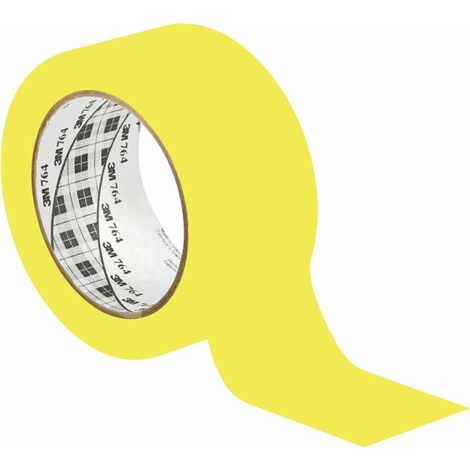 CINTA ADHESIVA VINILO AMARILLA 33MX50MM