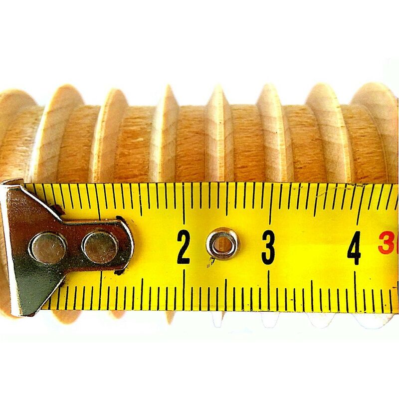 Mattarello tagliapasta per tagliatelle larghe in legno di faggio  artigianato abruzzese