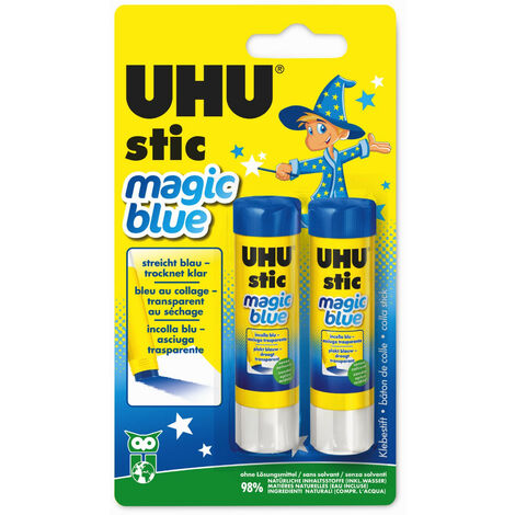 La colla per carta in stick UHU Stic Magic 2x8,2 g in tubetto