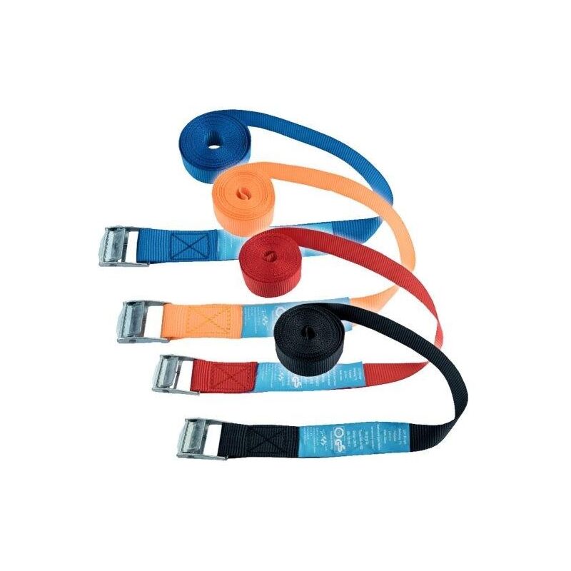 Cinghia Di Fissaggio Uxcell 0,5m X 25mm – Con Fibbia A Camme Fino A 80kg – Nero