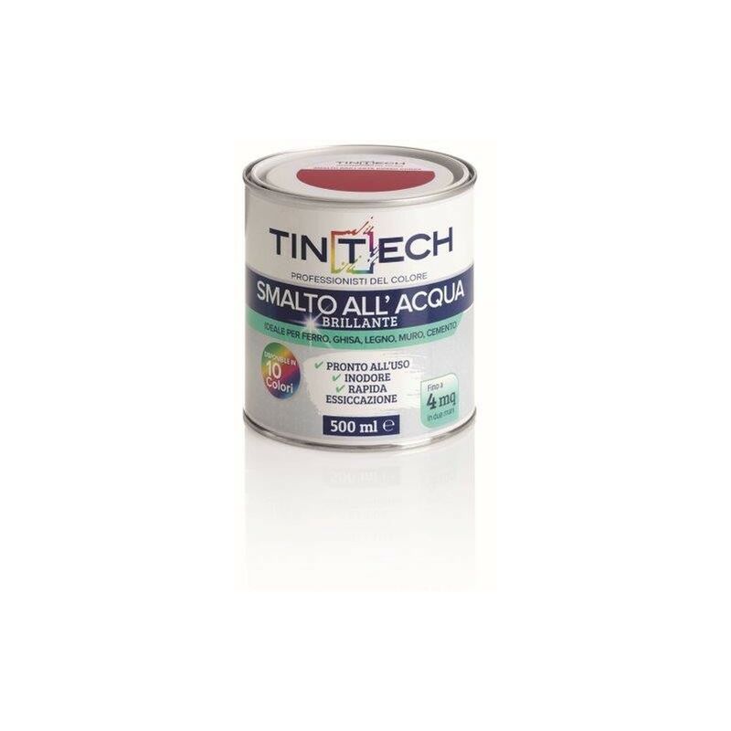 TINTECH SMALTO ACQUA BRILLANTE 500 ML ROSSO CORSA