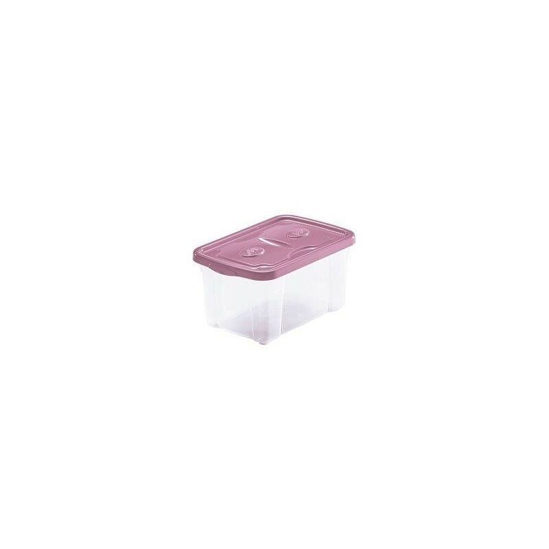CONTENITORE PLASTICA SOVRAPPONIBILE BOX CON COPERCHIO CM.50X40 H.26 LT.40