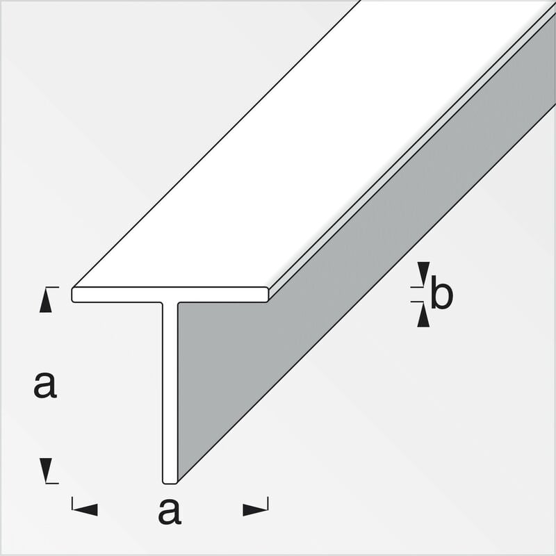 ANGOLARE ALLUMINIO BRILLANTE 20X20 1 METRO