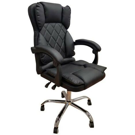 POLTRONA UFFICIO MILO NERO (1/2)