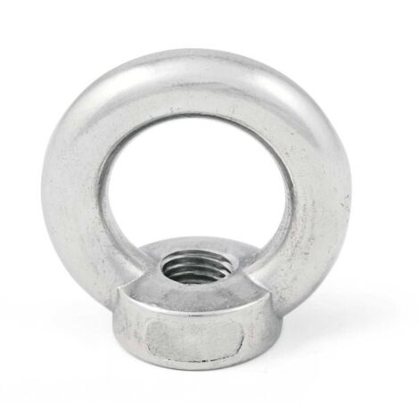 GOLFARE FEMMINA CON FILETTO METRICO, ZINCATI M6 - 2 PZ. (1/2)