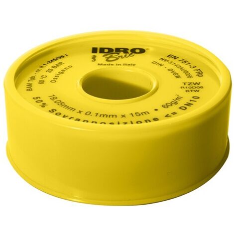 NASTRO FRP PTFE GAS PROFESSIONALE CERTIFICATO 15 METRI (1/3)