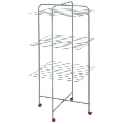 LANTUS Stendibiancheria Verticale XXL! Stendino Salvaspazio Richiudibile Pieghevole A Torre Con - Foto 14