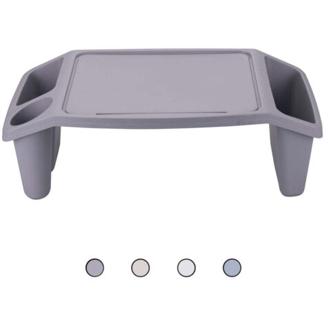 VASSOIO DA LETTO CON POGGIOLI E PLASTICA RESISTENTE IN 4 COLORAZIONI ASSORTITE (1/5)