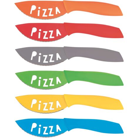 SET 6 COLTELLI PIZZA 6 COLORI ASSORTITI (1/5)