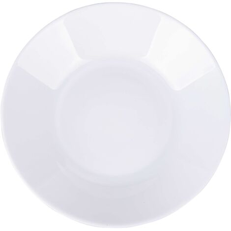 PIATTO FONDO OPALE BIANCO TONDO D23CM (1/2)