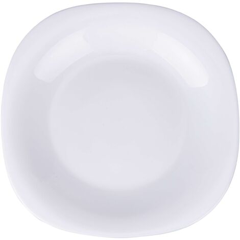 PIATTO FRUTTA OPALE BIANCO QUADR D20 CM (1/2)