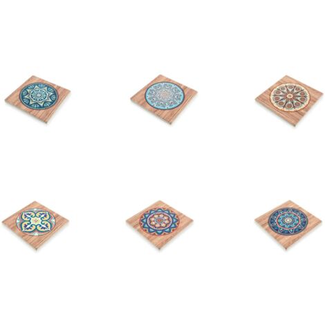 MAIOLICA MATTONELLINA QUADRATA 6 COLORI ASSORTITI