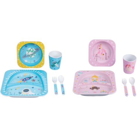 SET PAPPA 5PZ. QUADRATO 2 COLORI ASSORTITI (1/5)
