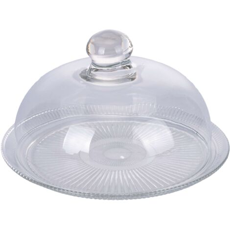PIATTO TORTA CON CAMPANA 30 CM SET 2 PZ (1/5)
