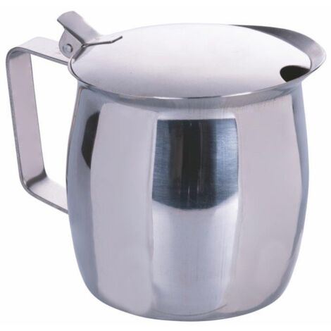BRICCO IN ACCIAIO INOX 18/10 2TZ 320ML CON COPERCHIO