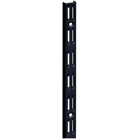 Guida doppia Masidef cremagliera 50 cm colore nero