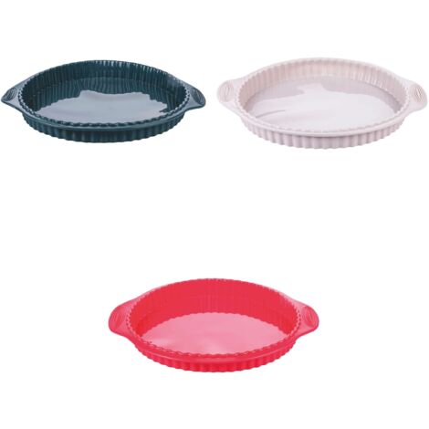 STAMPO CROSTATA SILICONE 30,5X27X3,5 CM 3 COLORI ASSORTITI (1/5)