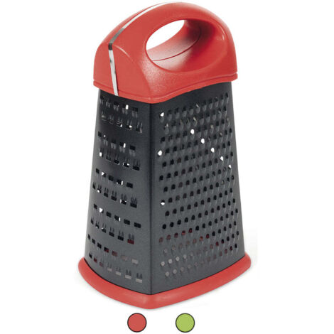 GRATTUGIA ACCIAIO TITANIO 4 LATI 23 CM 2 COLORI ASSORTITI