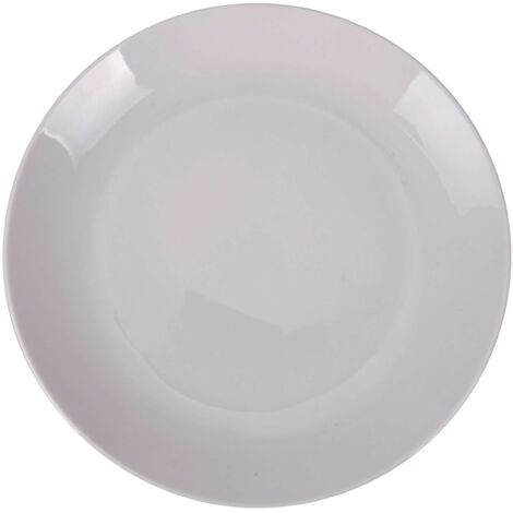PIATTO FRUTTA NUVOLA 20 CM BIANCO COUPE (1/2)