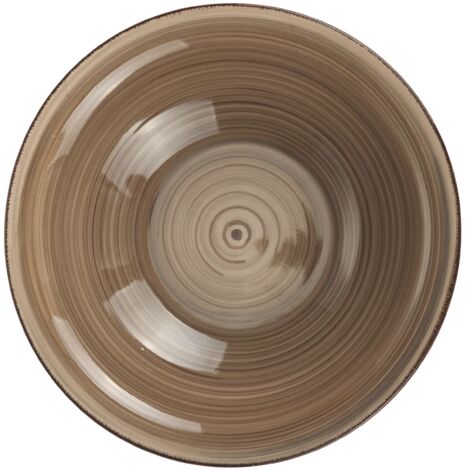 LIPARI PIATTO FONDO GRIGIO D21,5CMXH6CM
