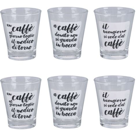 ESPRESSINO 6PZ BUON CAFFE  90ML BIANCHI