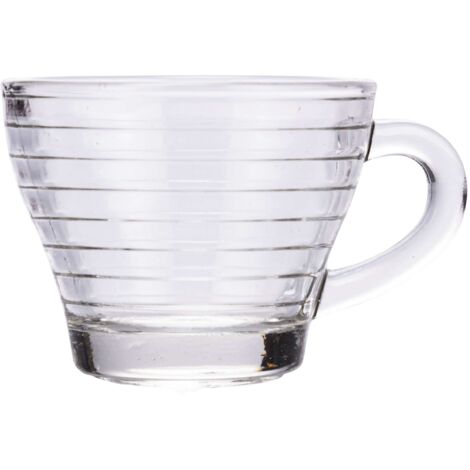 Duralex Lys Set 6 Tazzine Da Caffè In Vetro Trasparente – 220 Ml, Lavabili In Lavastoviglie, Resistenza Francese - 2