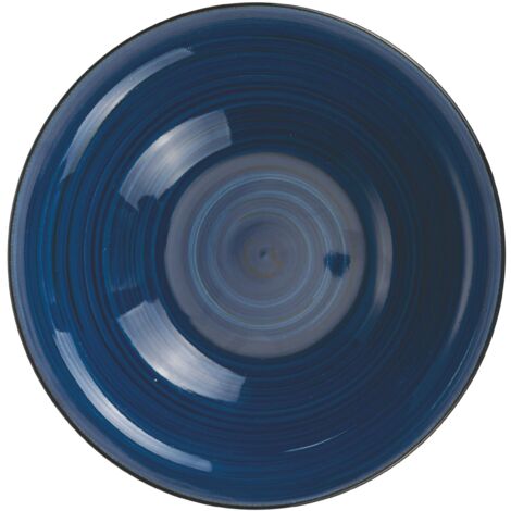LIPARI PIATTO FONDO BLU D21,5CMXH6CM