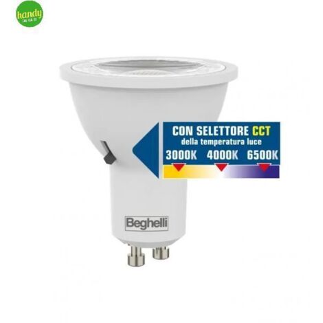 FARETTO LED SPOT CCT ATTACCO GU10 7W 3000K/4000K/6000K (1/2)