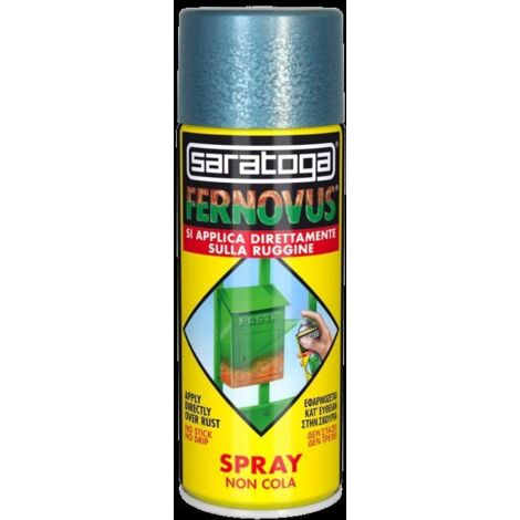 Vernice Antiruggine Spray Fernovus 400ml Saratoga - Nero Opaco