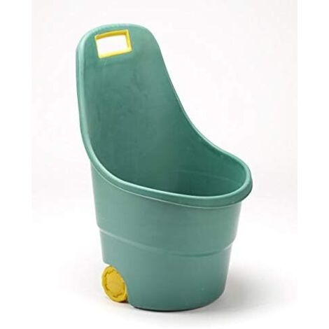 Garden Friend Carriola tonda multiuso in ABS con 2 ruote e maniglia